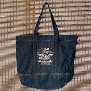Ralph Lauren, Polo denim, tote bag
